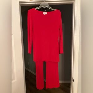 Elegant Red Women's Lounge Set